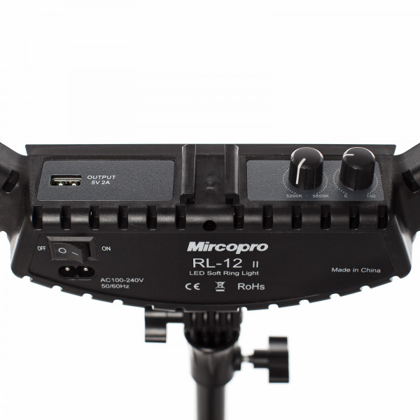 Набор кольцевого света Mircopro RL-12IIK5 8 предметов